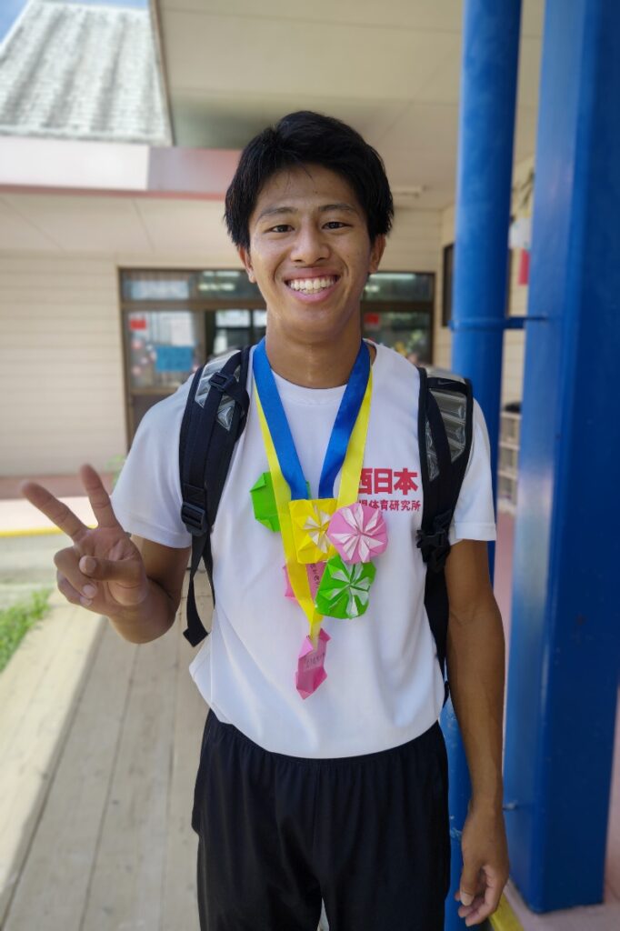 子どもからのメダル🏅最高のご褒美😂